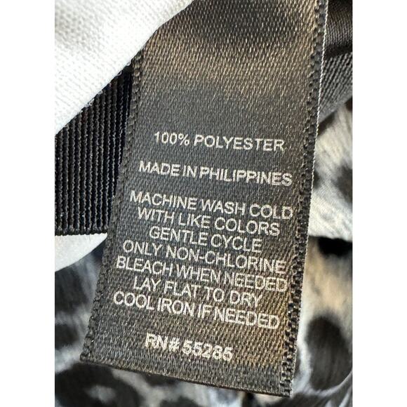 Express Leopard Maxi Skirt, Black, Gray & White, Sz: SP, 61-00 - Picture 12 of 16